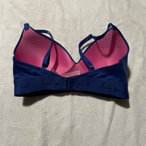 New Victoria Secret Wear Everywhere Wireless Push Up Blue Padded Multiway Bra - Picture 9 of 11